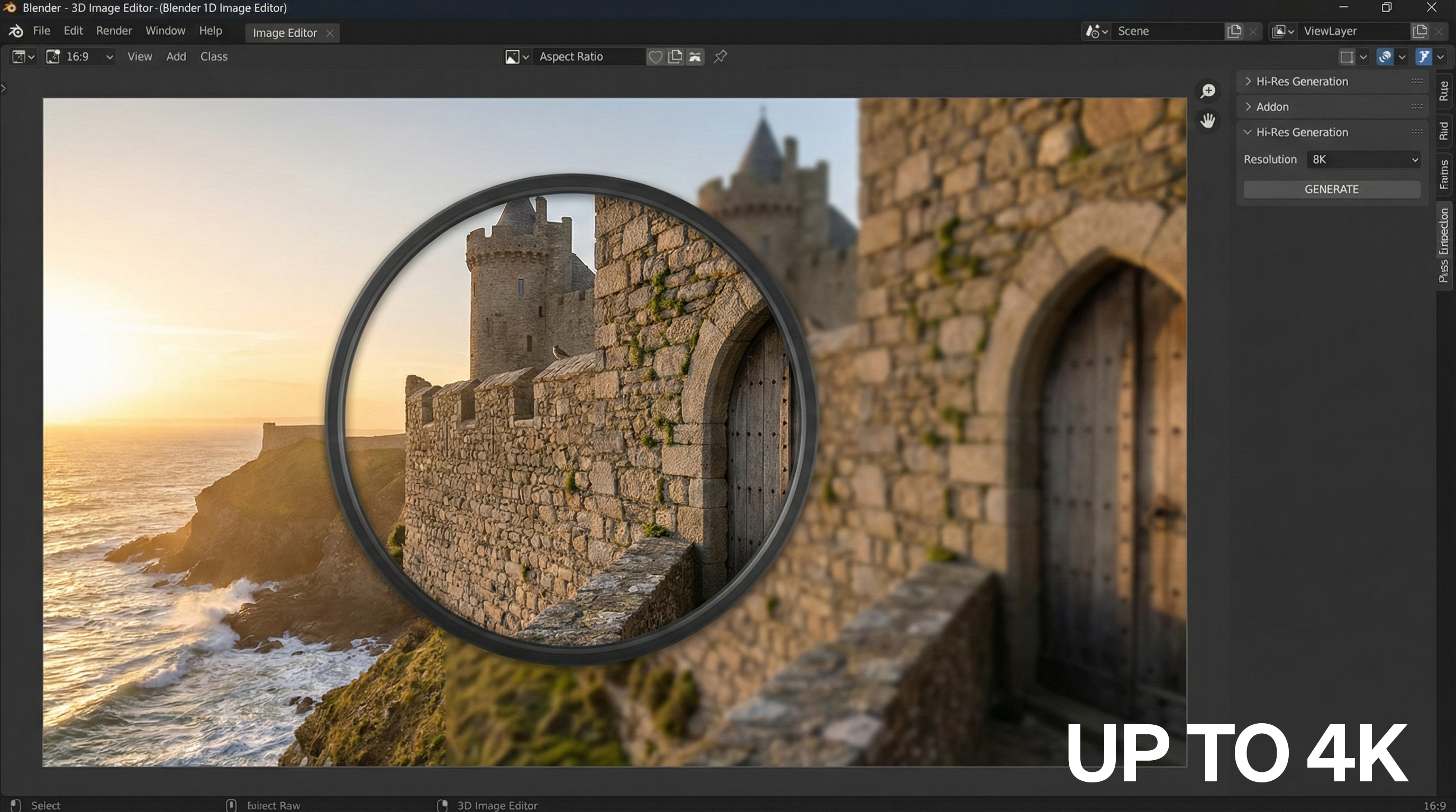 Hi-Res 2K / 4K Output