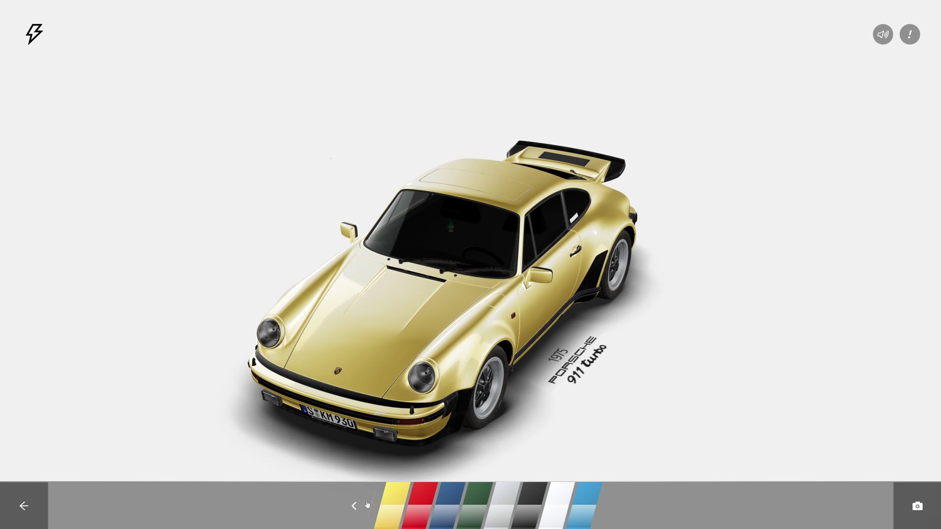 Paint picker with a two-tone finish