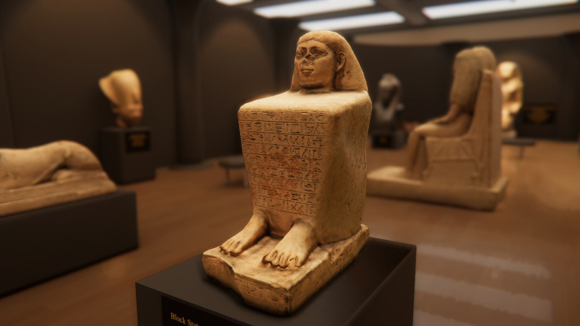 Block statue