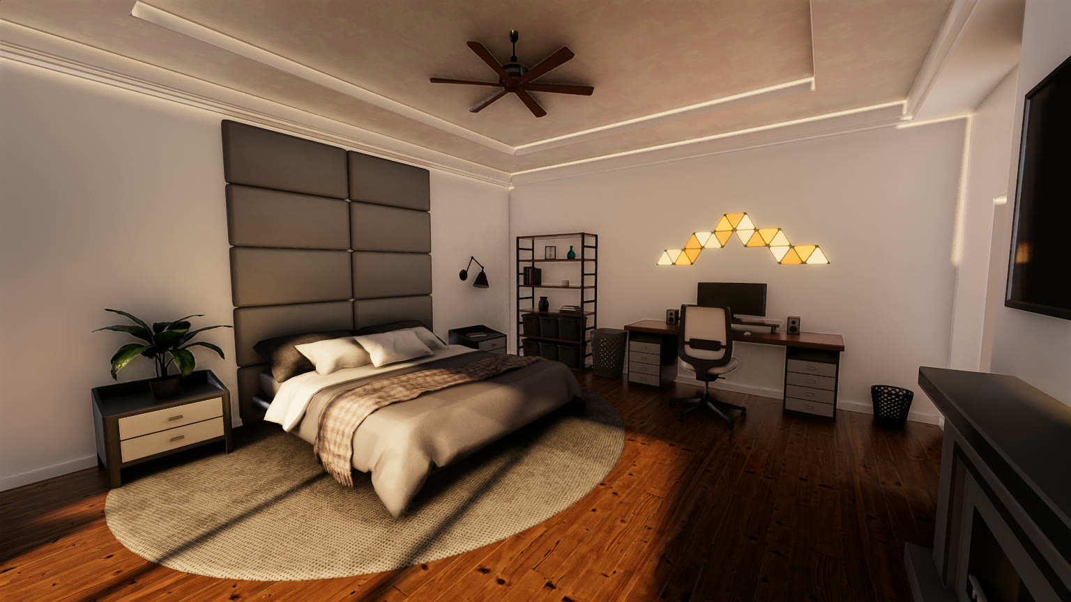 The bedroom suite